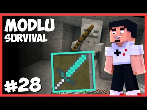 OP ELMAS KILIÇ SHARPNESS V - Minecraft Modlu Survival - #28