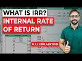 Internal Rate Of Return IRR Basics Formula Calculations In Excel Step By Step