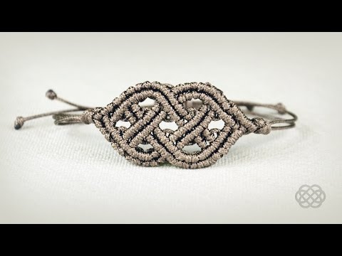 Macramé Double Wave Bracelet Beautiful Blue Danube by Strauss