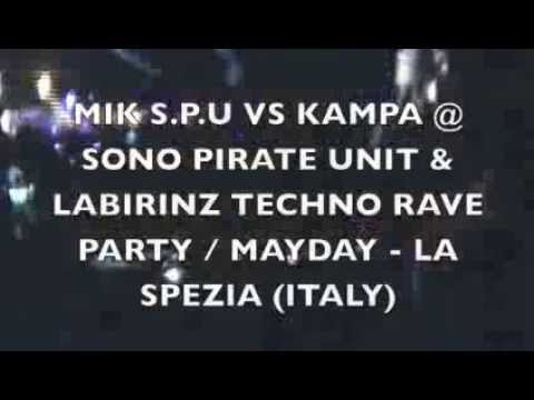 ACID WANKER VS KAMPA @ SONO PIRATE UNIT & LABIRINZ TECHNO RAVE PARTY