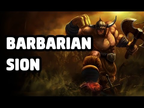 BARBARIAN SION SKIN SPOTLIGHT - LEAGUE OF LEGENDS