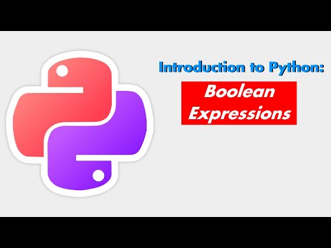 Python Class Day 3 Boolean Expressions
