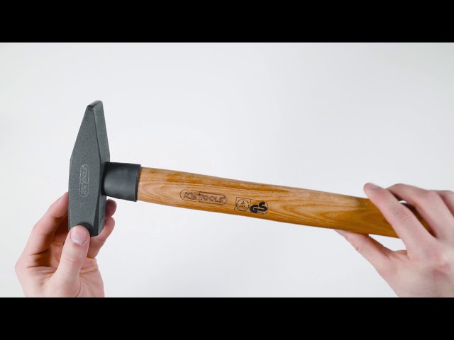 Video teaser for KS TOOLS 142.1350 Schlosserhammer mit Hickorystiel 500g (Unboxing)