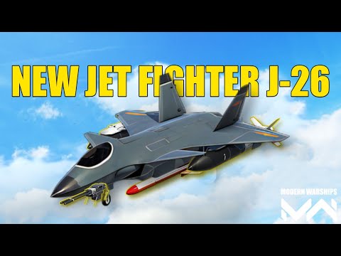 NEW JET FIGHTER | J-26 STRIKE FIGHTER | 112K DAMAGE PER SECOND | ONLY 3,5M DOLLAR MODERN WARSHIPS