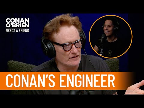 Conan Calls Out His Audio Engineer's "Aggressive" Music Choices | Conan O'Brien Needs A Friend
