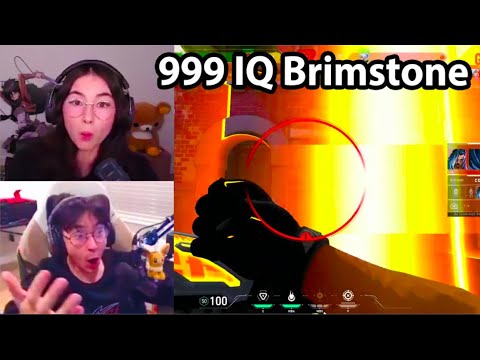 TenZ sees 999IQ Brimstone Move in Kyedae Lobby