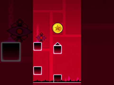 Here's how to get the coins in Stereo Madness! #shorts