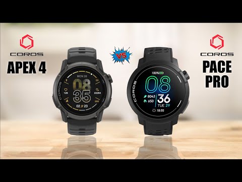 COROS APEX 4 Vs COROS PACE PRO SPECS COMPARE