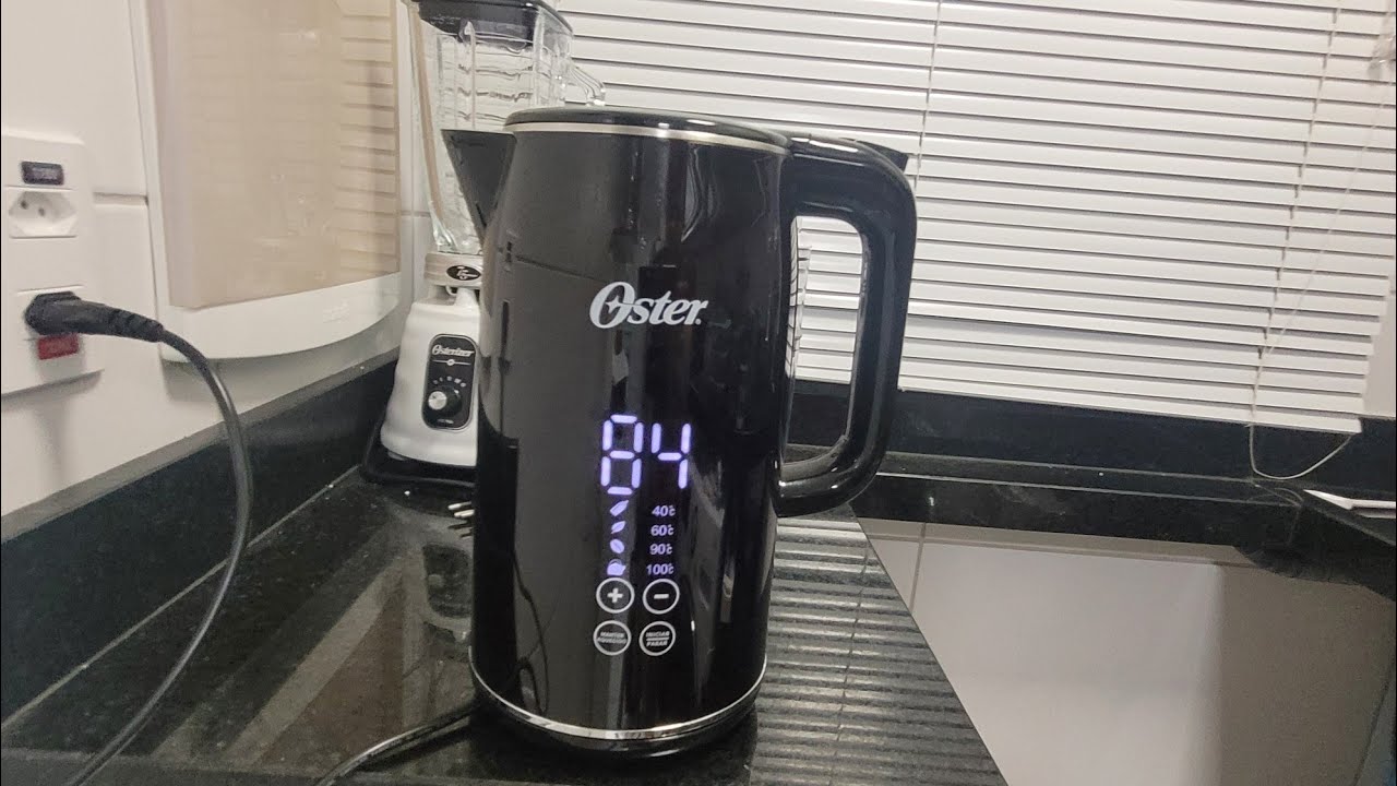 Chaleira Oster Black digital após 3 meses