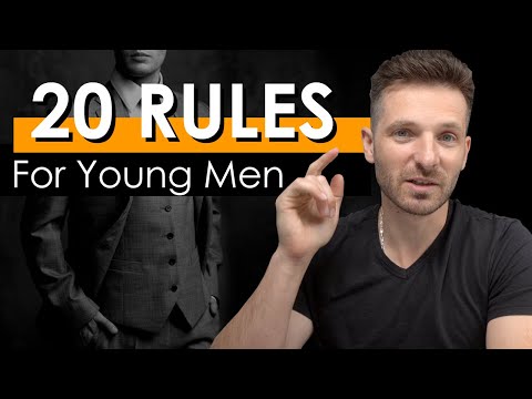 20 RULES FOR YOUNG MEN