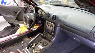 NB Miata Dashboard Removal
