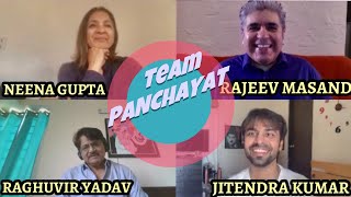 Team Panchayat with Rajeev Masand | Jitendra Kumar | Neena Gupta | Raghuvir Yadav video
