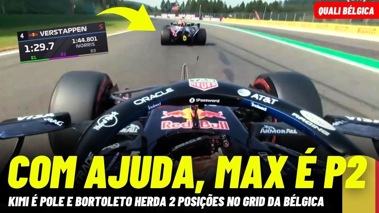 MAX AGRADECE AJUDA E LARGA NA FRENTE APÓS MUDANÇA DA RED BULL | QUALI BÉLGICA | FORMULA 1 2026
