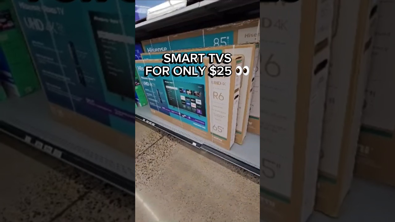 SMART TVS FOR ONLY $25 👀