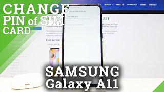 Samsung Galaxy A11 - Remove SIM PIN from SIM Card
