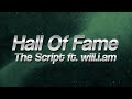 The Script - Hall Of Fame ft. will.i.am 🌟 (Lyrics)