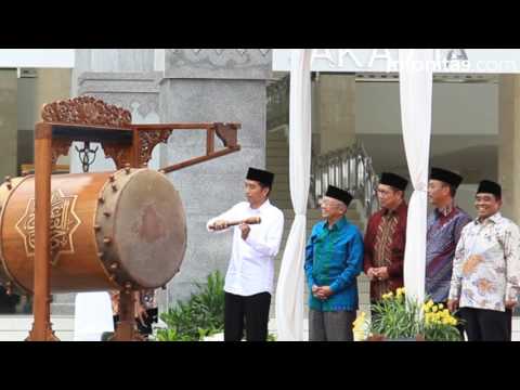 Jokowi Reresmikan Masjid Raya KH Hasyim Asy'ari Jokowi Reresmikan Masjid Raya KH Hasyim Asy'ari