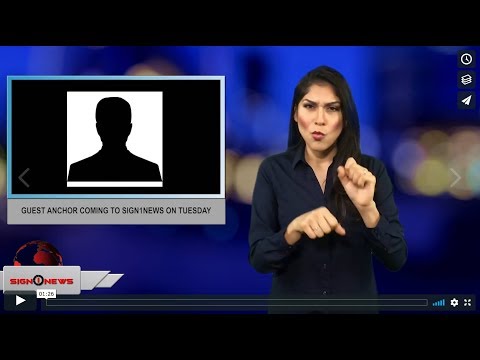 Guest anchor coming to Sign1News on Tuesday (12.2.18)