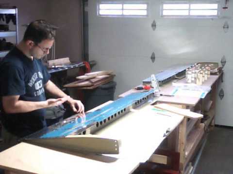 Van's RV-10 Build Timelapse #1068- Elevators- p.9-14 step 11-12 & p. 9-15 step 1-2