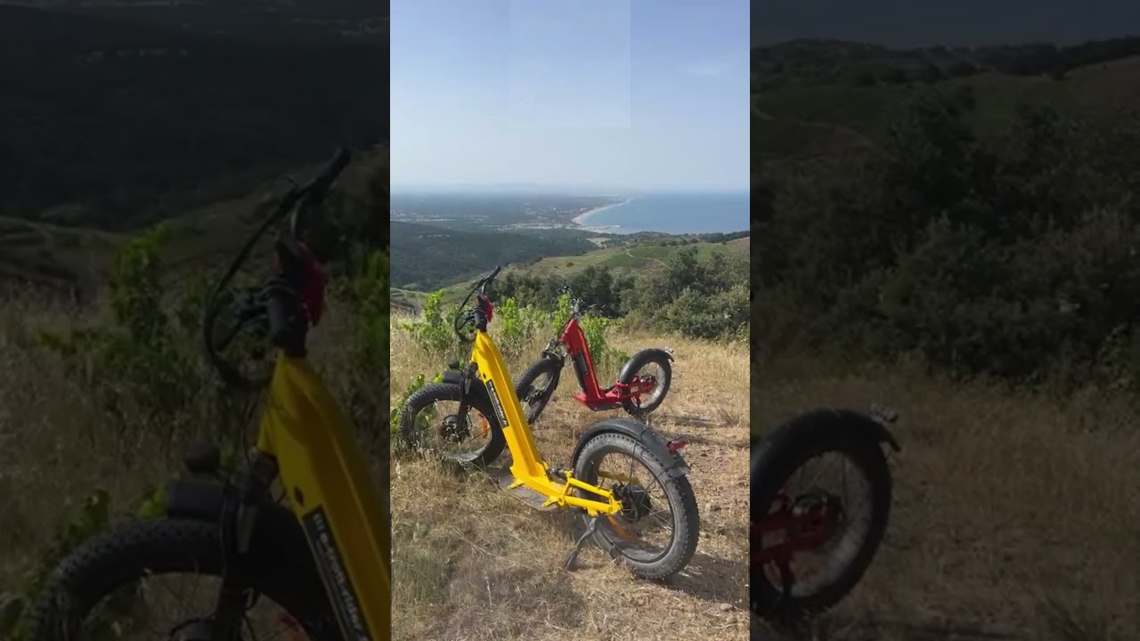 Port Vendres en trottinette électrique tout-terrain  #portvendres  #trottinetteelectrique