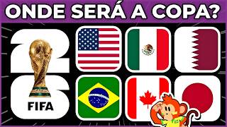 🌍 SUPER QUIZ DA COPA 2026⚽🏆 Quanto você sabe sobre as copas do mundo? |  #macaquiz