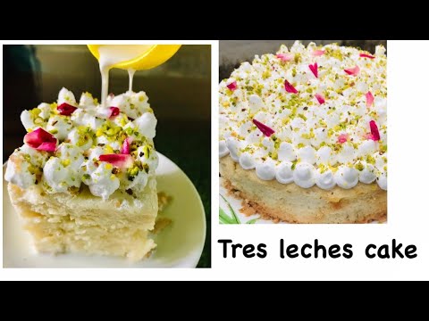 TRES LECHES CAKE |Milk cake recipe| super soft and delicious cake✨