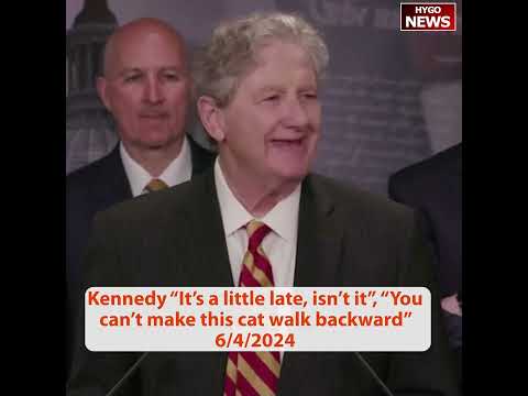 Kennedy You can’t make this cat walk backward, cut Biden's border hypocrisy with a knife