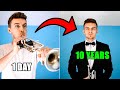 1 Day Vs 10 Years of Playing Trumpet 🎺
