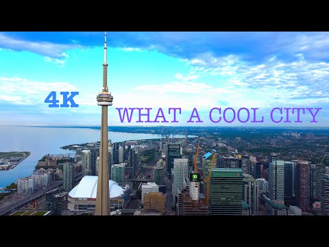 WHAT A COOL CITY DRONE FLIGHT - 4K  DJI Mini 2