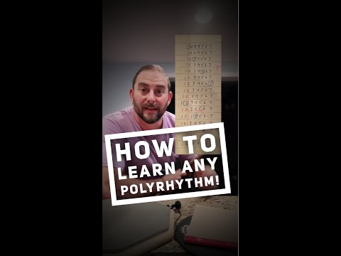 How To Learn Any Polyrhythm in 60 Seconds!