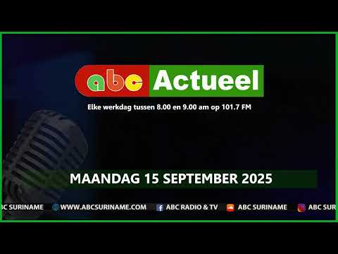ABC Actueel Maandag 15 september 2025
