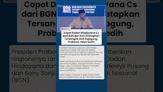 Copot Dadan Hindayana Cs dari BGN dan Kini Ditetapkan Tersangka oleh Kejagung, Prabowo: Saya Sedih