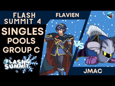 Flavien (Marth) vs SC Jmac (Meta Knight) - SSF2 Pool C - Flash Summit 4
