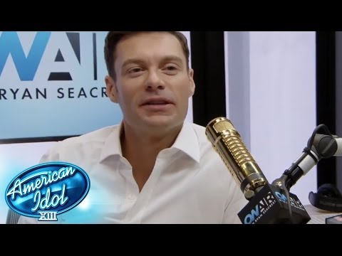 Top 10 Results -- Ryan's First Time On The Radio - AMERICAN IDOL SEASON XIII