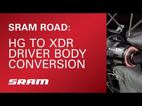 SRAM Road: HG to XDR Driver Body Conversion