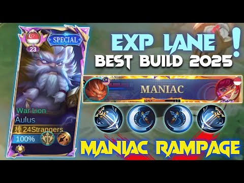 AULUS BEST MAX DAMAGE BUILD 2025 ✅AULUS EXP MANIAC BUILD! ☠️