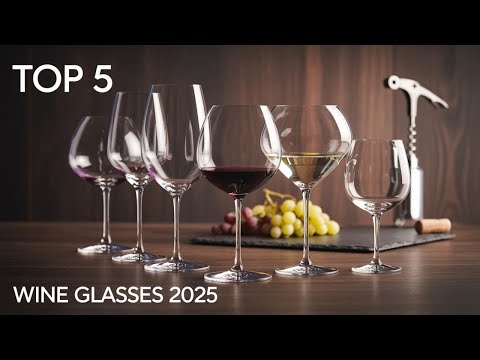 **Top 5 Best Wine Glasses In 2025 | Premium Glassware For Every Wine Lover 🍷**