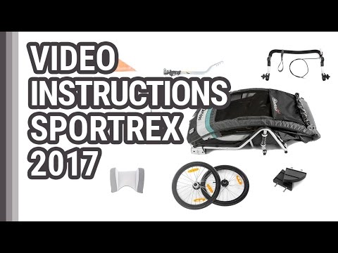 Sportrex Qeridoo Aufbau ohne Sprecher Bike Trailer