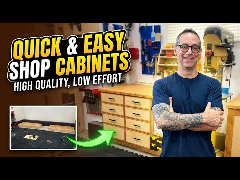 Quick High-Quality Shop Cabinets