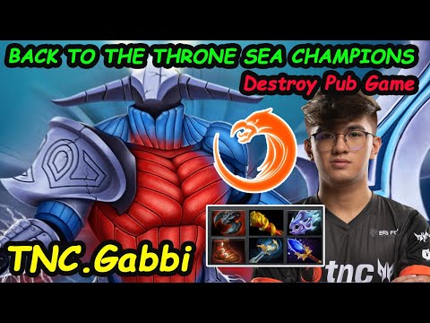 TNC Gabbi [Sven] King of SEA Carry back to The Throne Destroy Pub Dota 2 Perspective pro Gameplay