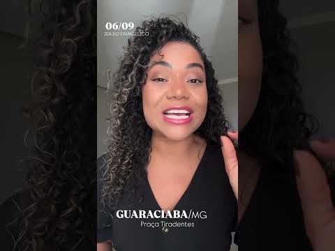 Atenção Guaraciaba MG.Dia 6 de setembro, a partir das 18h, @cassyoliveiracantora  Praça Tiradentes