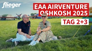 Oshkosh 2025: Tag 2+3 - Spirit SE-1, US-Microlights, Seaplane Base, AT-6 und Night Airshow