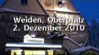 preview picture of video 'Christkindlmarkt in Weiden, Oberpfalz'
