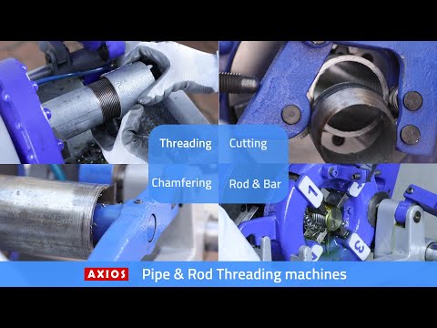 AXIOS Electric Pipe Threading Machine - Made in India