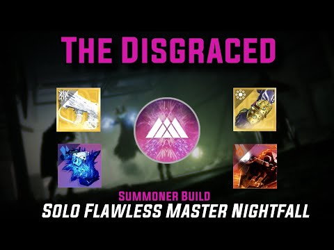 Solo Flawless Master Nightfall The Disgraced Prismatic Warlock (Summoner Build) [Destiny 2]