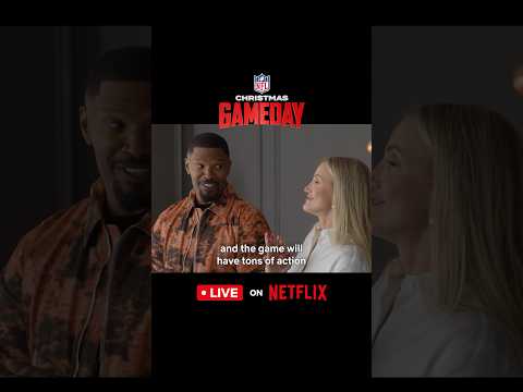Cameron Diaz and Jamie Foxx are Ready for Christmas Gameday