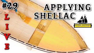 Ep. 29 - GROUP BUILD - Applying Shellac to DECKs - Gunboat PHILADELPHIA (1776) - Model Shipways KIT