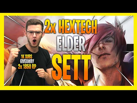 HEXTECH ELDERWOOD SETT is BROKEN - TFT ELDERWOOD BRAWLER HUNTER - TEAMFIGHT TACTICS FATES GIVEAWAY