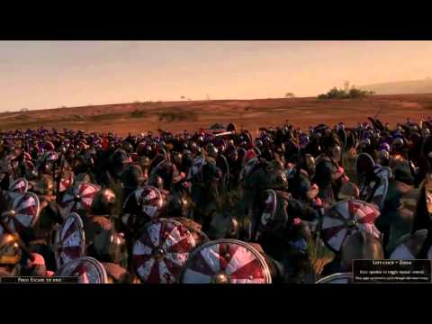 Total War: Attila – 6,400 Vikings Vs 6,400 Romans Gameplay