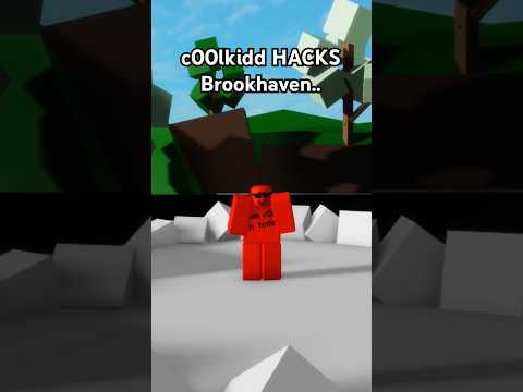HACKING Brookhaven.. #roblox #brookhaven #hacker #trolling #c00lkidd #funny #shorts